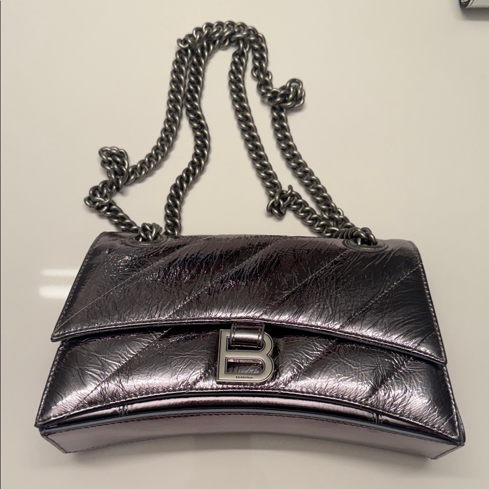 Silver Metallic Women’s handbag